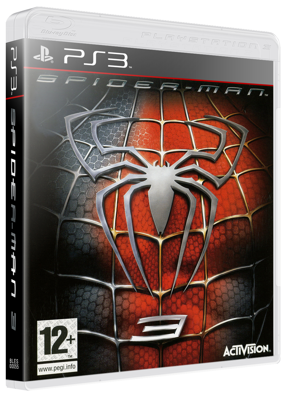 Spiderman 3 box art for Playstation 3